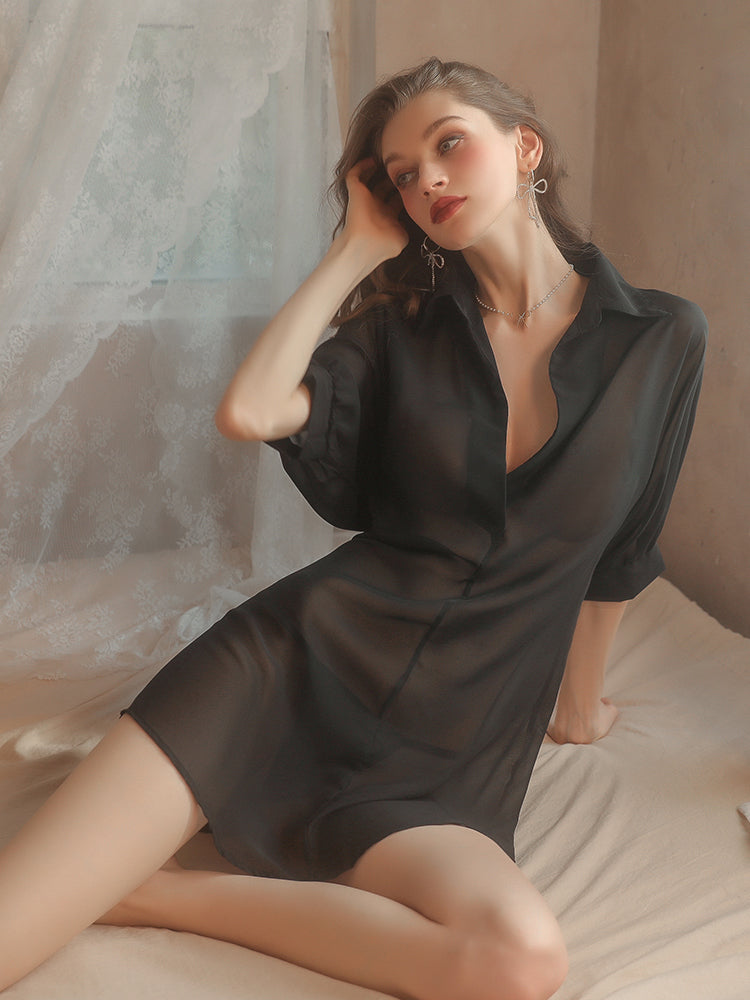 Camisa elegante y envolvente