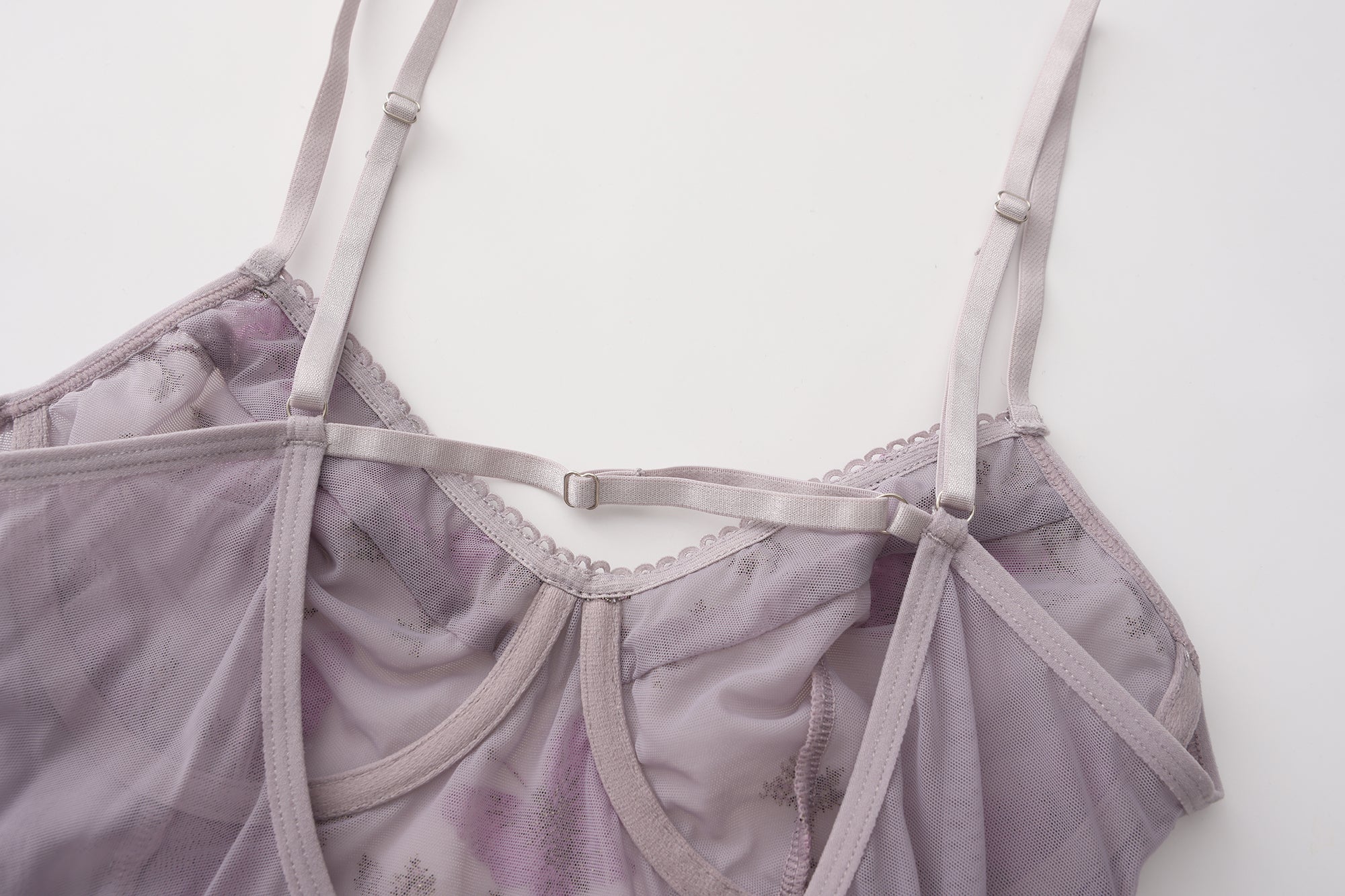 Butterfly Embroidered Mesh Tulle Dress