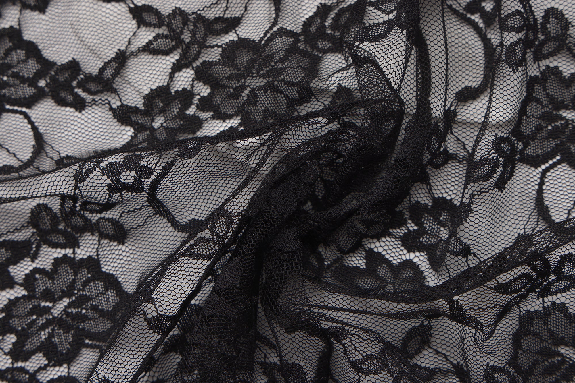 Lace Apron Maid Dress with Sheer Skirt and Detachable Padding