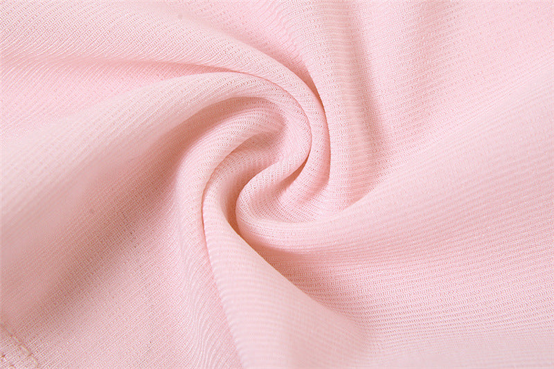 Pink Lace Corset Top and Pleated Mini Skirt Two Piece Set