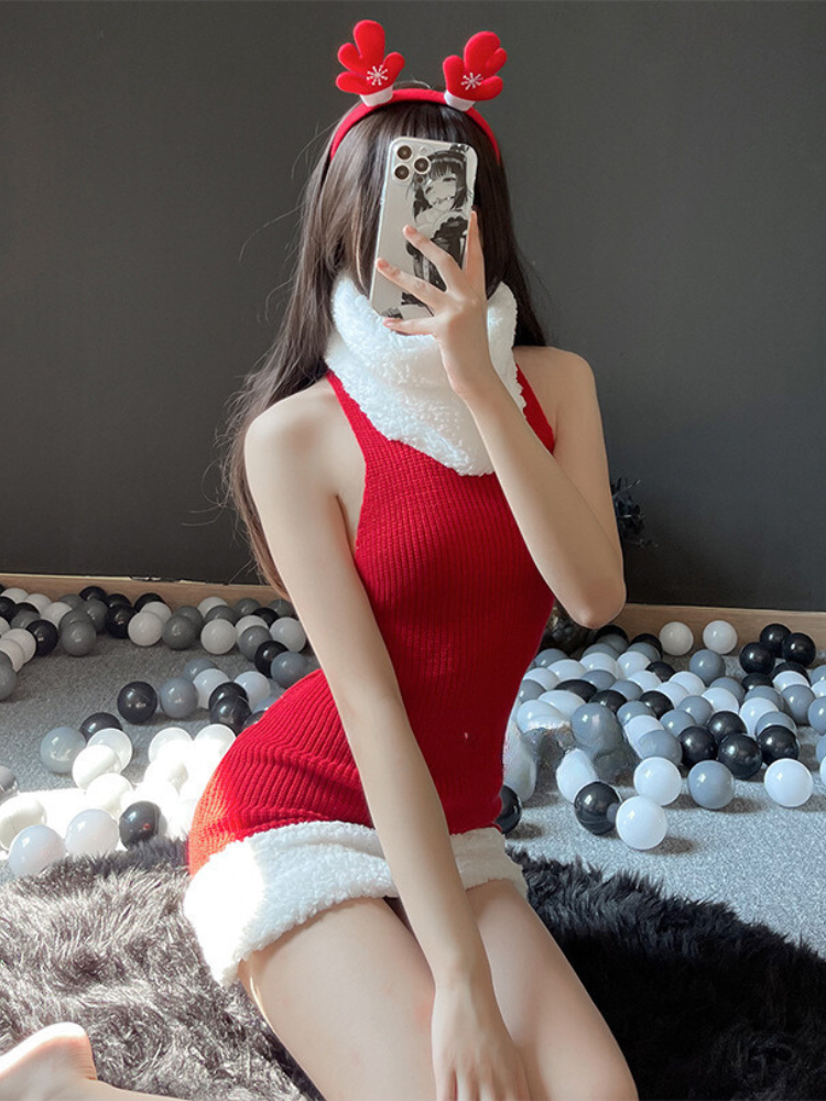 Sexy Christmas dress, red Christmas sweater dress, Christmas sexy dress, sweater dresses for Christmas