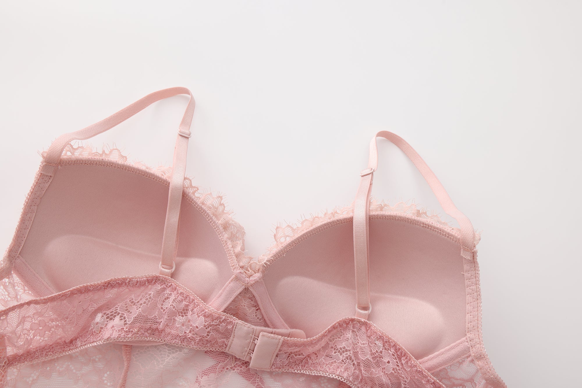 Lace Trim Mesh Babydoll Nightdress