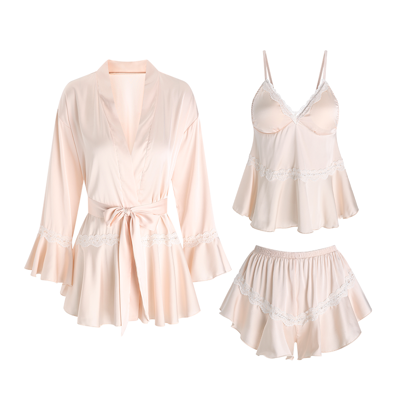 Satin Layered Cami & Shorts Set